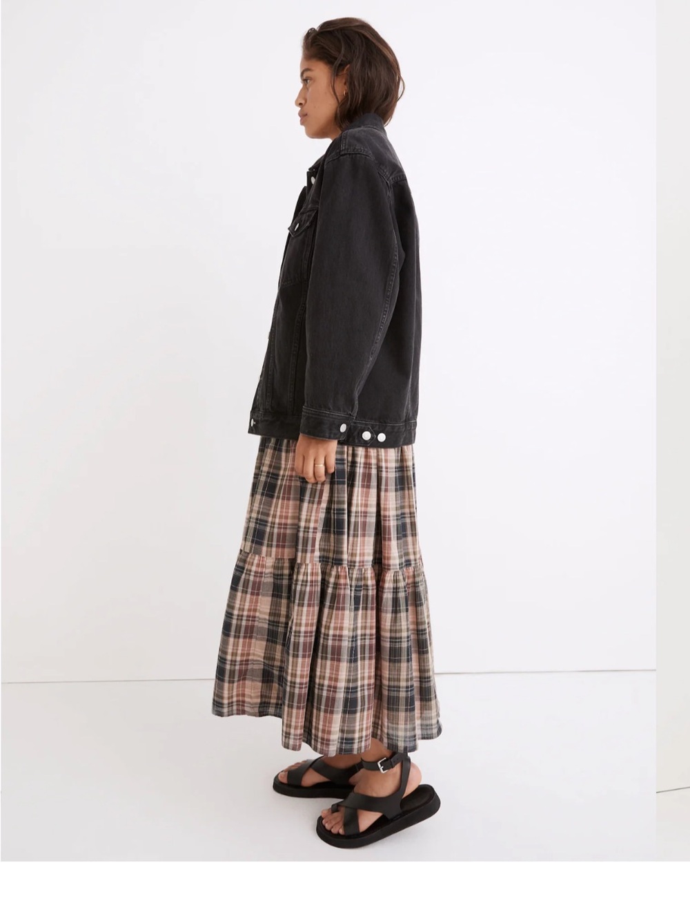 Madewell oversize Denim Trucker Jacket - Picture 8 of 9